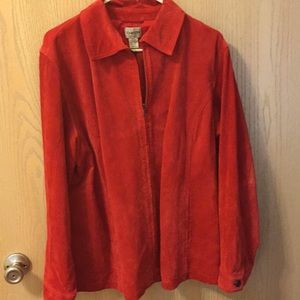 Chico RED leather jacket